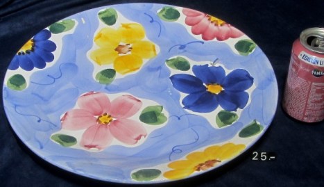 25 PLATO CERAMICA PORTUGUESA 35CMS